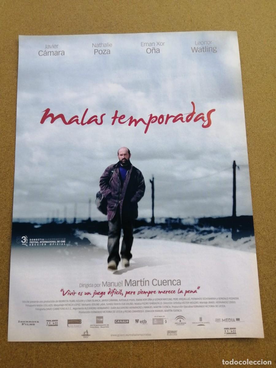 Cinema: ANUNCIO CINE. MALAS TEMPORADAS (MANUEL MARTIN CUENCA)