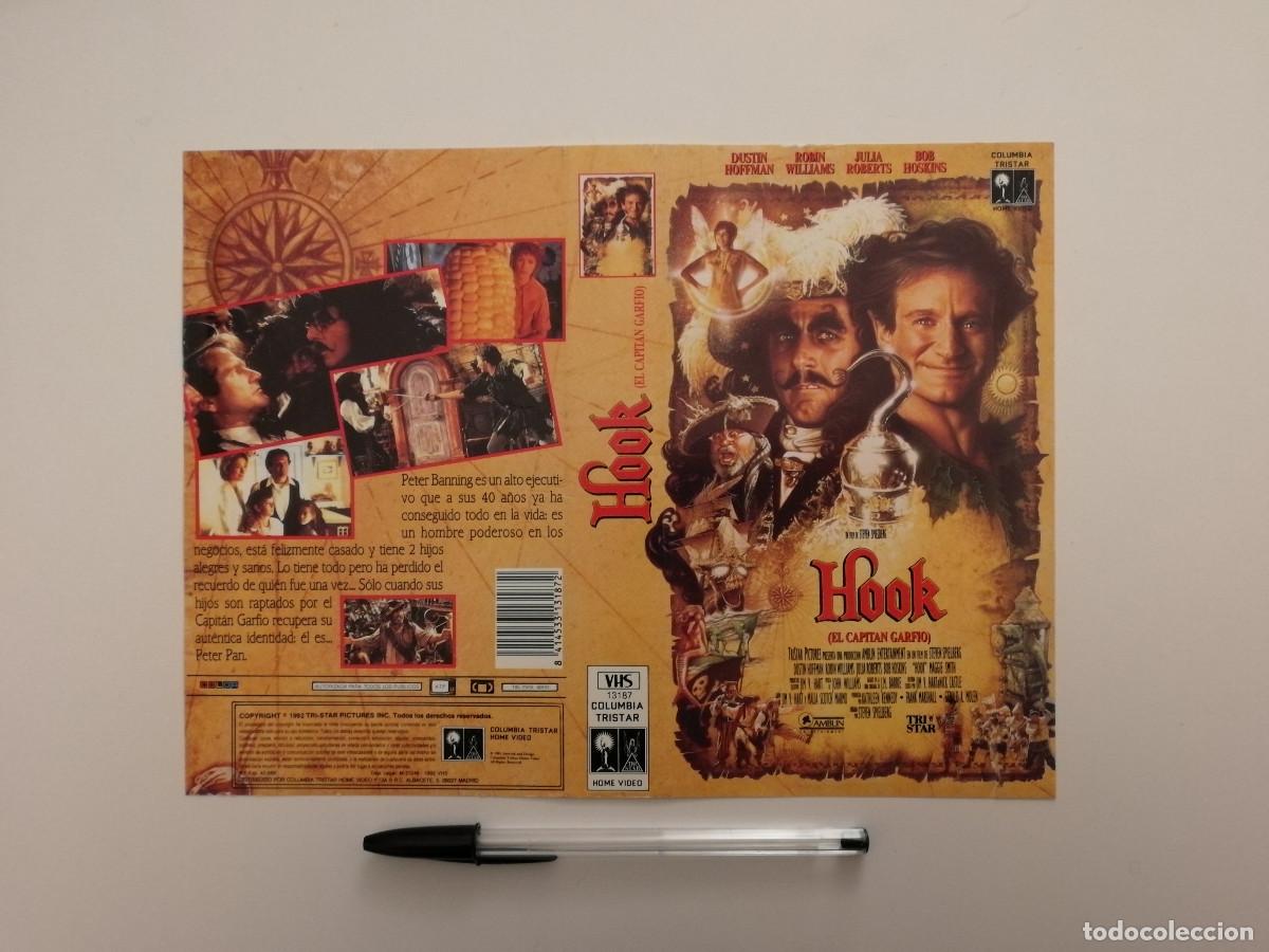 Cine: CARATULA ORIGINAL -A4- HOOK - ROBIN WILLIAMS - Foto 1