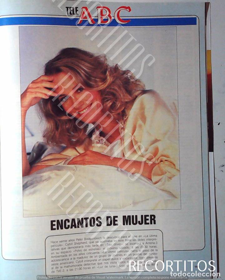Cine: cybill shepherd luz de luna - Foto 1