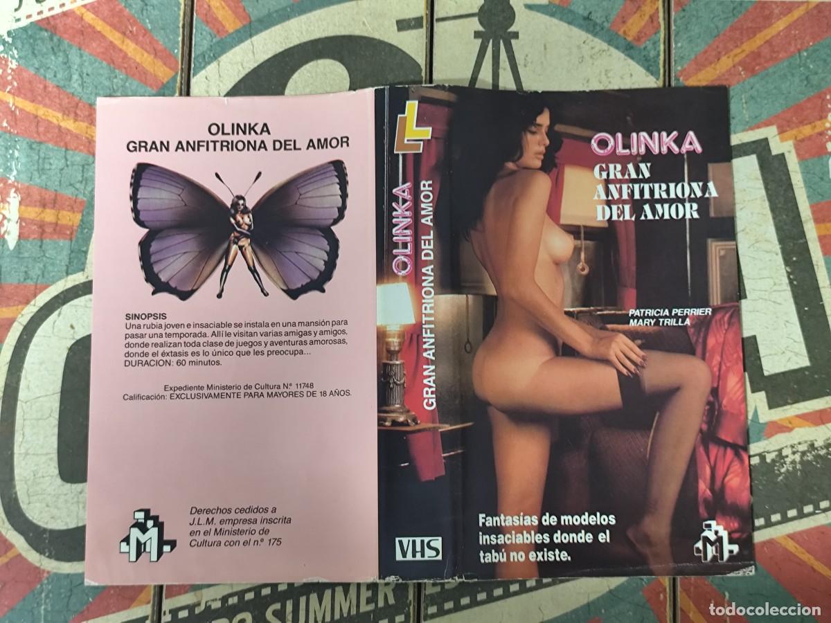 Cin&eacute;ma: Car&aacute;tula VHS Olinka Gran anfitriona del amor