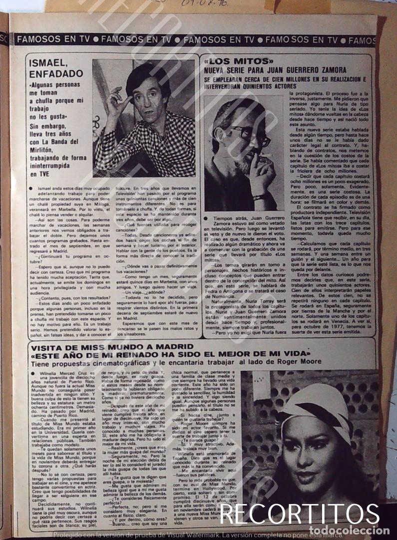Cin&eacute;ma: WILNELIA MERCED MISS MUNDO EN MADRID ISMAEL JUAN GIERRERO ZAMORA LOS MITOS