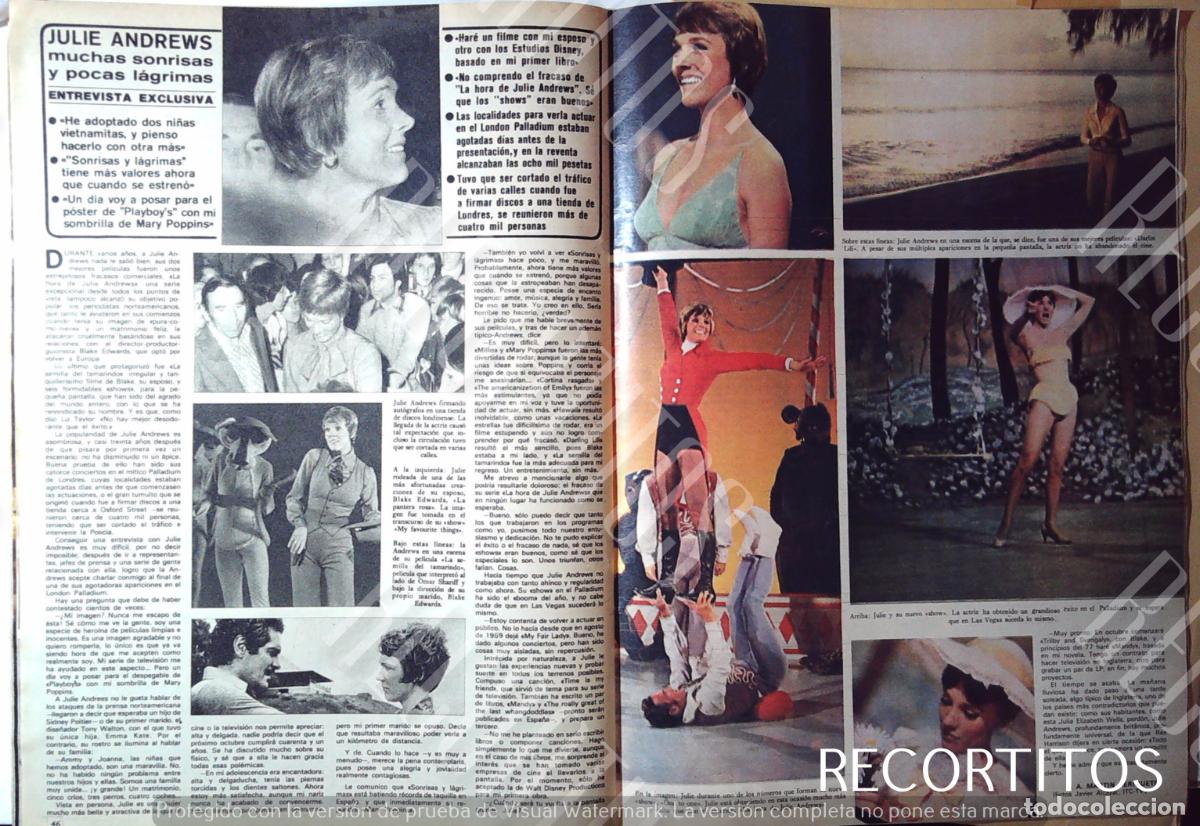 Cin&eacute;ma: ENTREVISTA EXCLUSIVA A JULIE ANDREWS