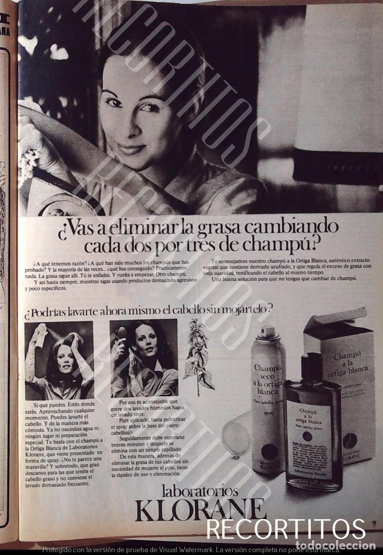 Cine: KLORANE ANUNCIO PUBLICIDAD - Foto 1