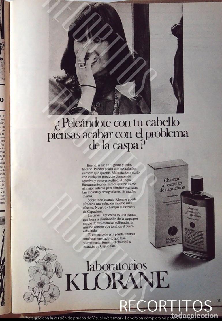 Cine: KLORANE ANUNCIO PUBLICIDAD - Foto 1