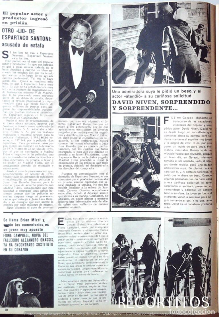 Cine: ESPARTACO SANTONI DAVID NIVEN - Foto 1
