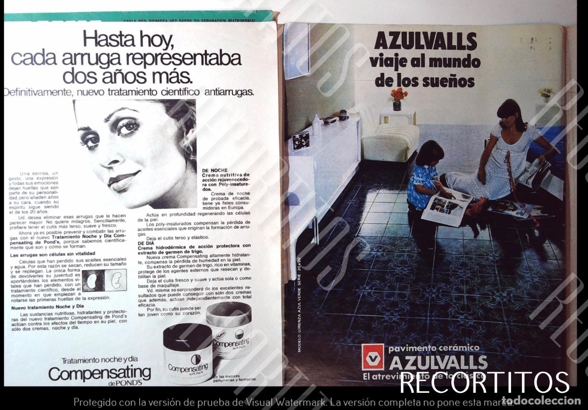 Cinema: AZULVALLS COMPENSATING DE PONDS ANUNCIO PUBLICIDAD