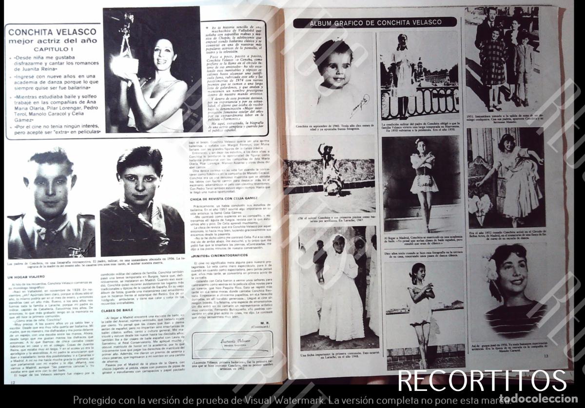 Kino: CV conchita velasco CONCHA