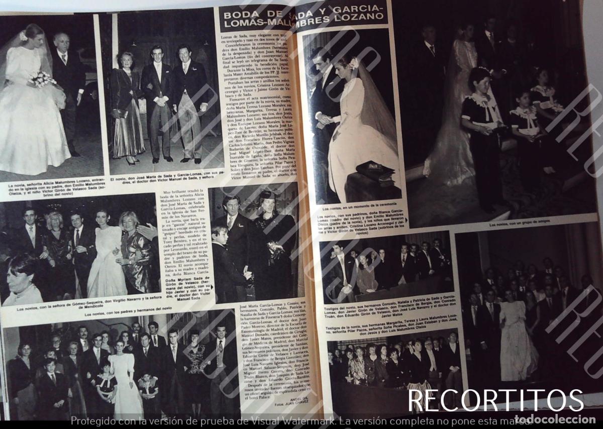 Cine: BODA DE SADA GARCIA LOMAS MALUMBRES LOZANO