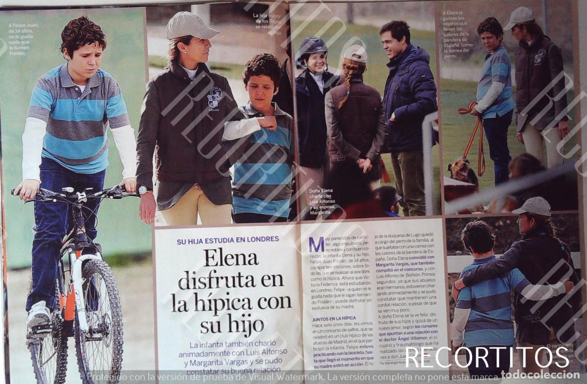 Cinema: LA INFANTA ELENA EN LA HIPICA CON SU HIJO FELIPE JUAN FROILAN LUIS ALFONSO DE BORBON