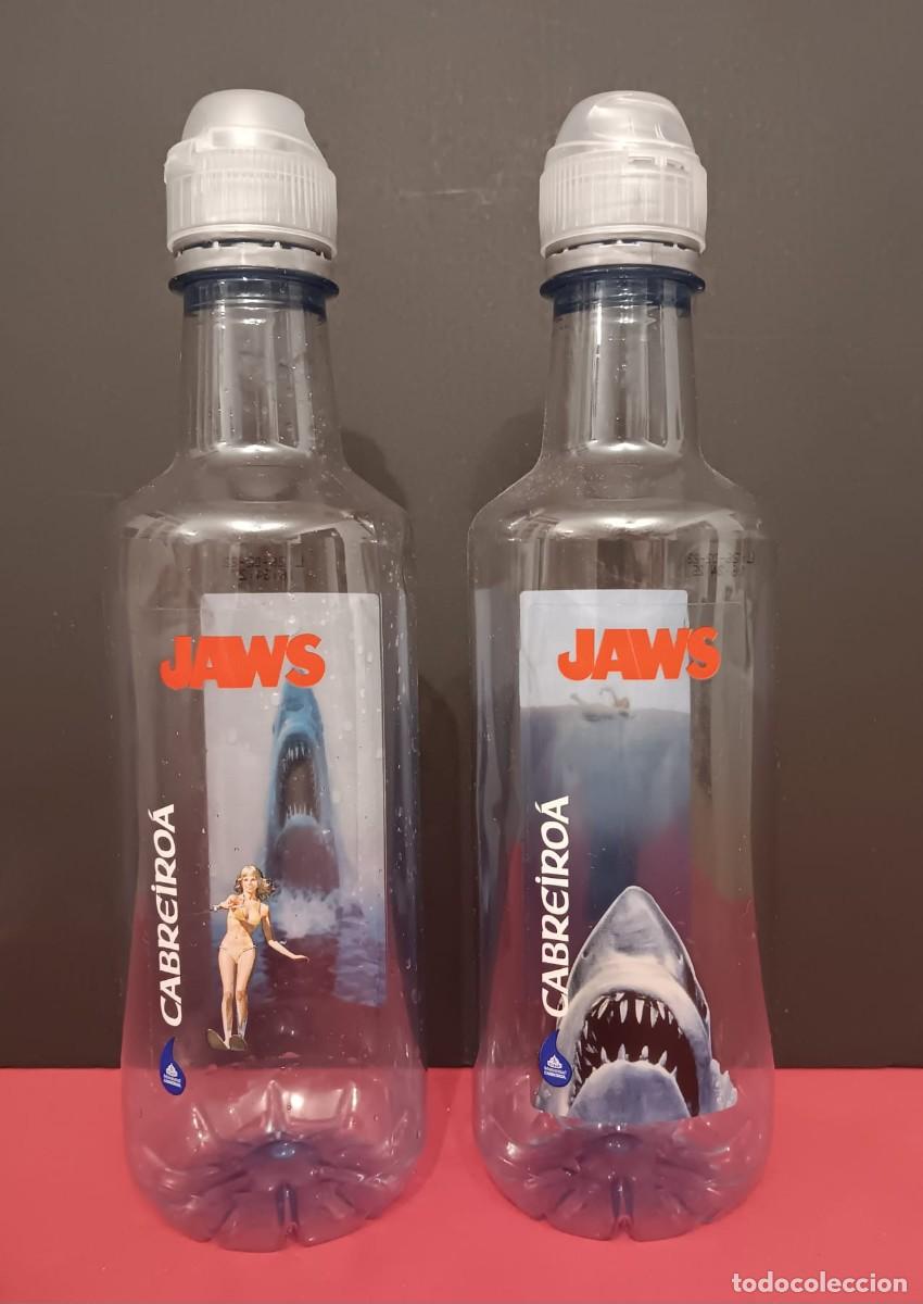 Kino: BOTELLA DE AGUA CABREIROA 50 CL SERIE CINE JAWS TIBURON 3 D