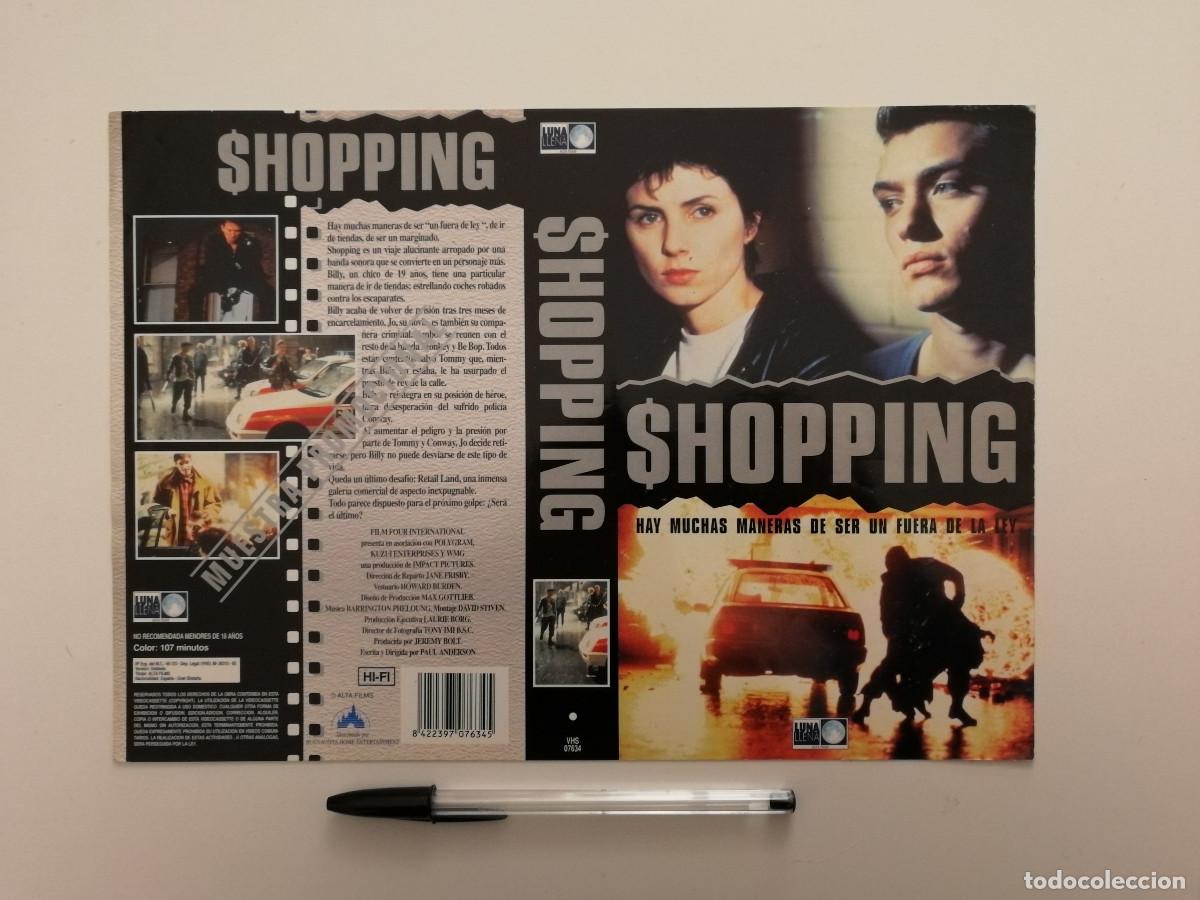 Cinema: CARATULA ORIGINAL -A4 - SHOPPING Shopping (De tiendas) - JUDE LAW - PAUL ANDERSON