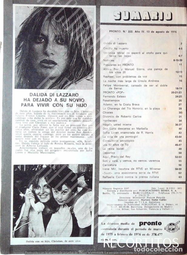 Cinema: DALIDA DI LAZZARO RECORTE VINTAGE