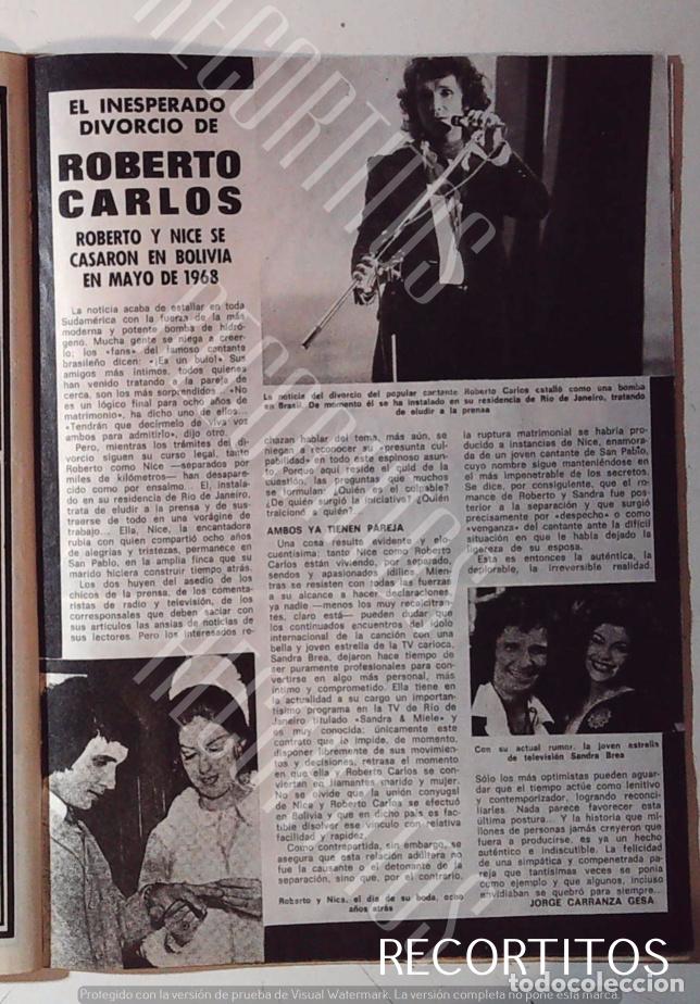 Cinema: ROBERTO CARLOS EL DIVORCIO