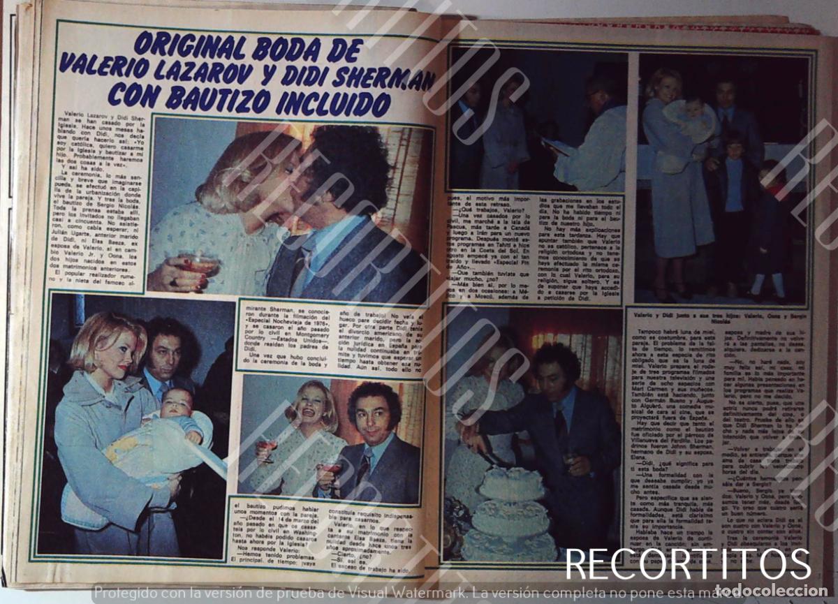 Cinema: VALERIO LAZAROV DIDI SHERMAN BODA ENLACE
