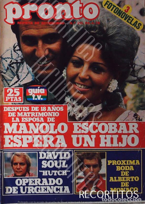 Cine: RECORTE PORTADA MANOLO ESCOBAR ANITA DAVID SOUL