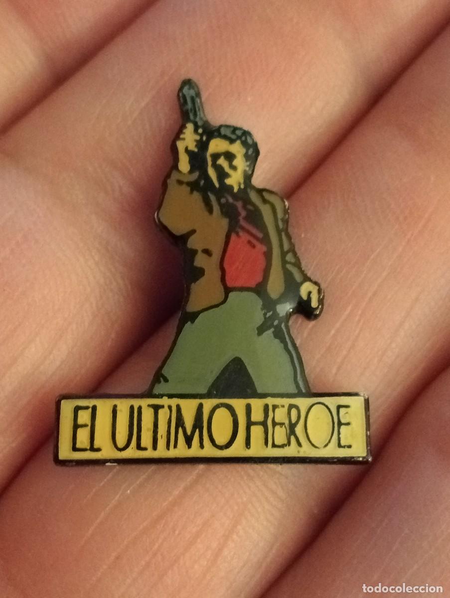 Kino: PINS PEL&Iacute;CULA EL ULTIMO H&Eacute;ROE TEMA CINE, 7 ARTE , CINEFILOS INSIGNIA ACTOR ACTRIZ