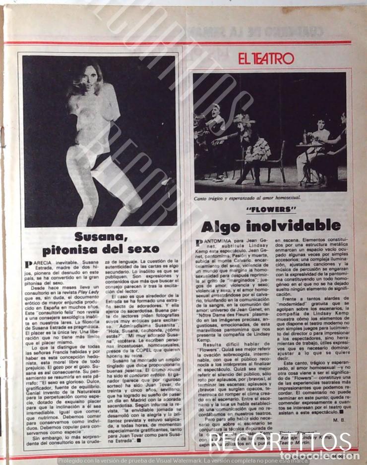 Cinema: SUSANA ESTRADA 1978 FLOWERS