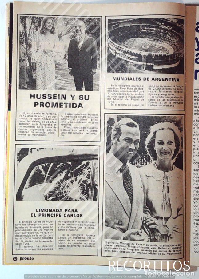 Cinema: PIRNICIPE MICHEL DE KENT CARLOSDE INGLATERRA MUNDIALES DE FUTBOLARGENTINA NOOR DE JORDANIA JUSSEIN