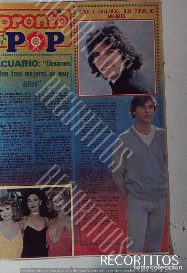 Cine: TRIO ACUARIO BEATRIZ escudero MARIA DURAN MIGUEL GALLARDO BOSE