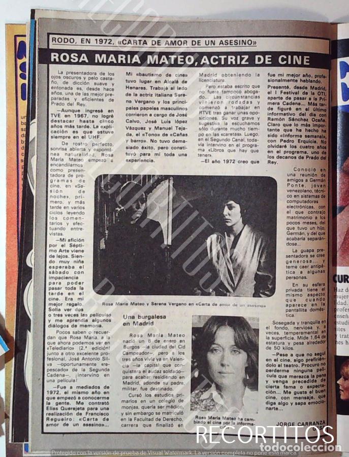 Cinema: ROSA MARIA MATEO ACTRIZ