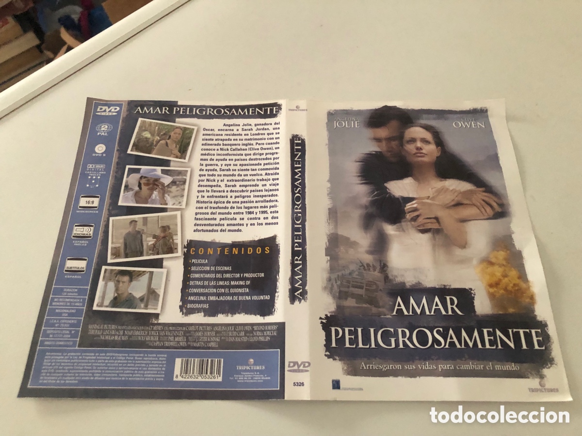 Cinema: Caratula Amar Peligrosamente Dvd