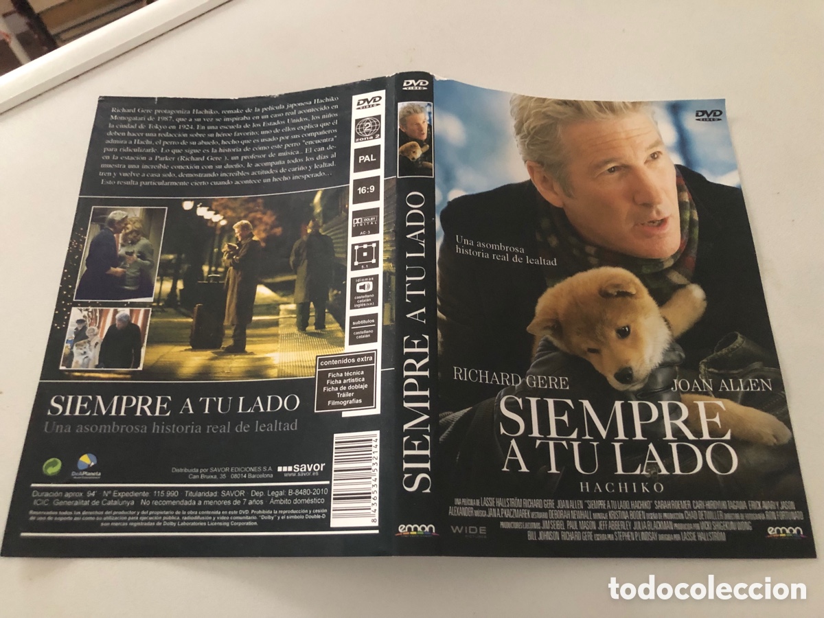 Cinema: Caratula Siempre A Tu Lado Hachiko Dvd