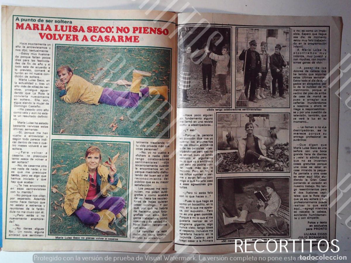 Cinema: MARIA LUISA SECO NO PIENSO VOLVER A CASARME