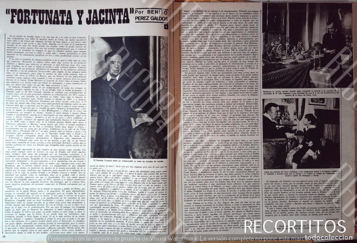 Cine: FORTUNATA Y JACINTA PEREZ GALDOS 4 - Foto 1