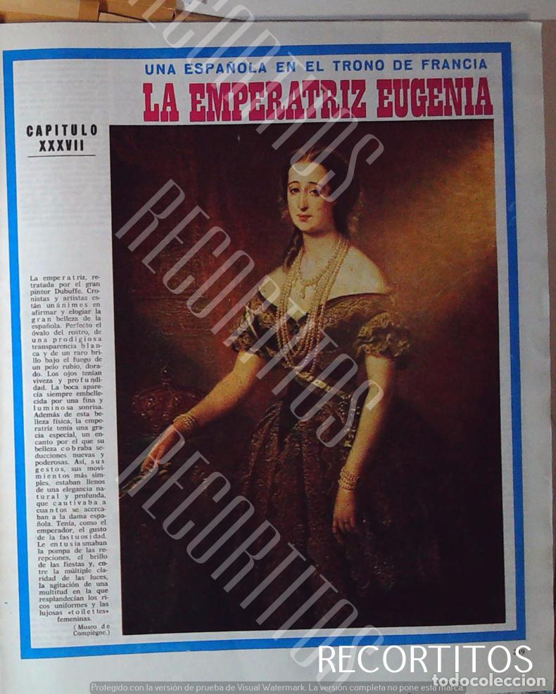 Cinema: LA EMPERATRIZ EUGENIA CAPITULO XXXVII