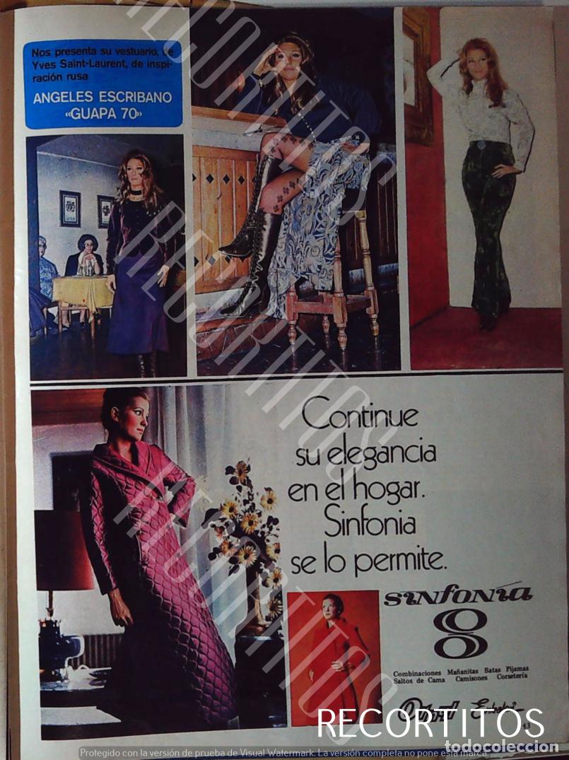 Cinema: ANGELES ESCROBANP MISS GUAPA 70 YVES SAINT LAURENT FAMOS