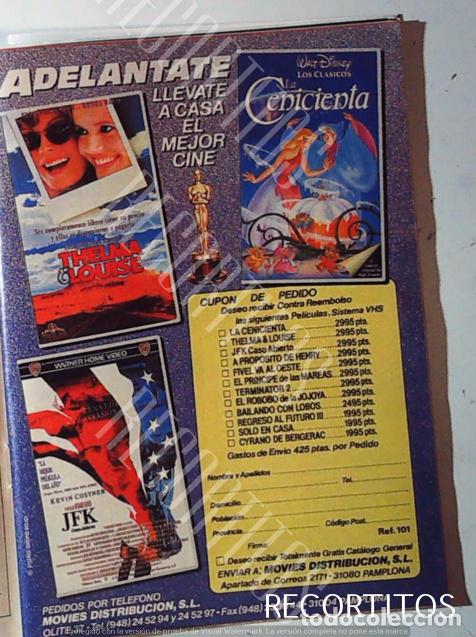 Cinema: LA CENICIENTA DISNEY ANUNCIO VHS THELMA Y LOUISE JFK