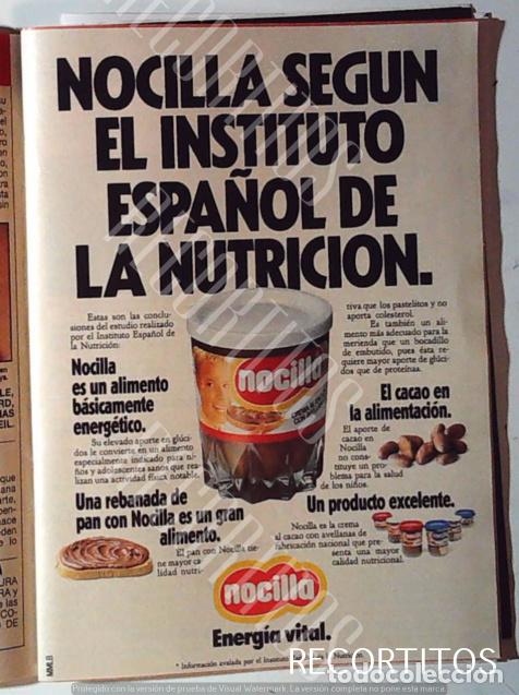 Cinema: nocilla ANUNCIO PUBLICIDAD 1992