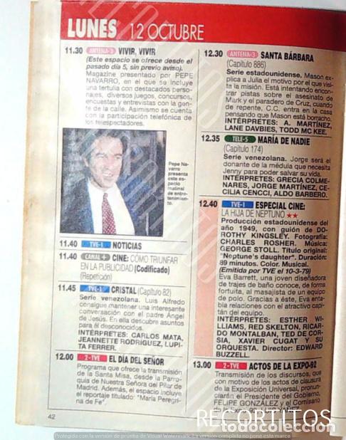 Cinema: VIVIR VIVIR PEPE NAVARRO