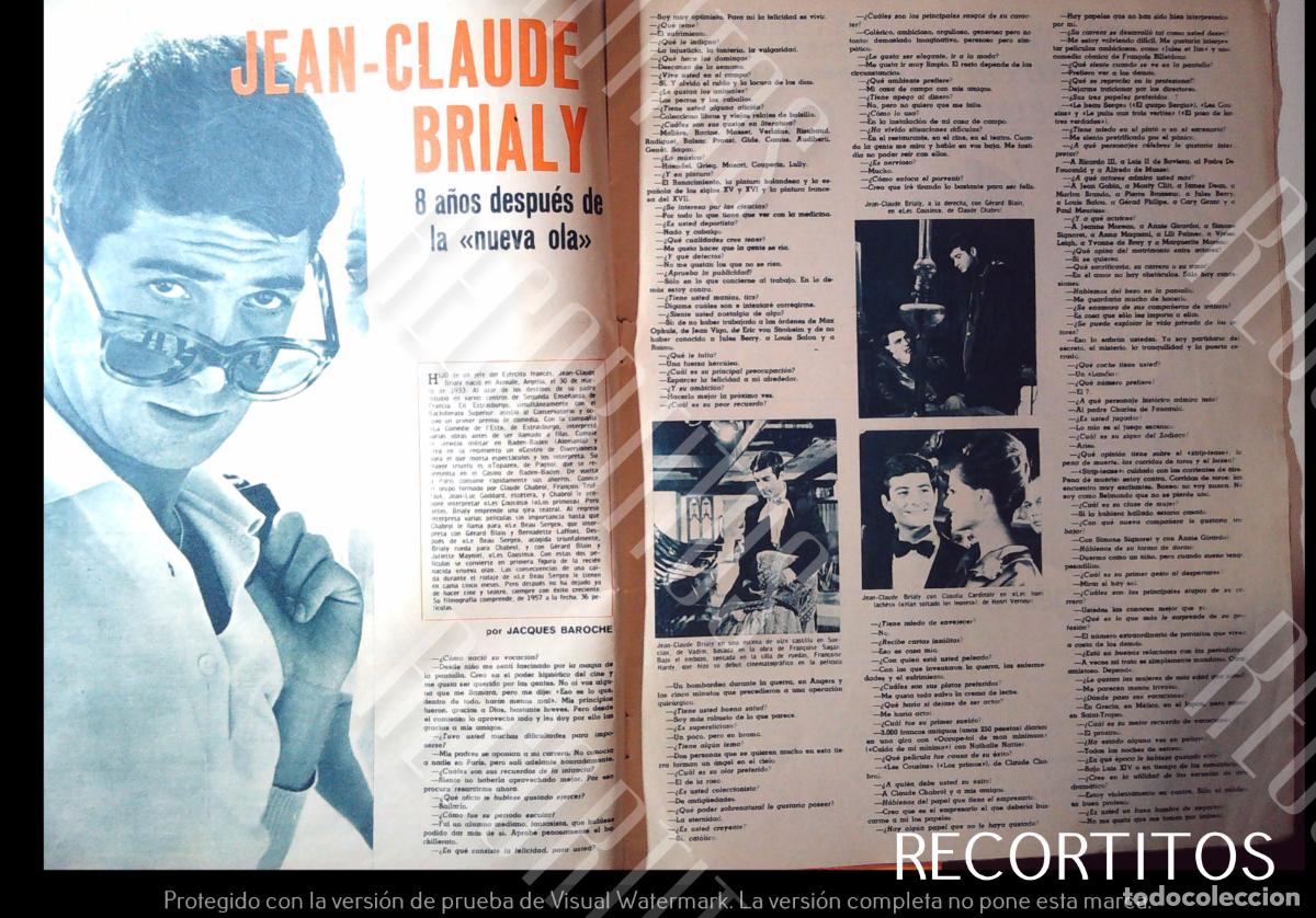 Cinema: JEAN CLAUDE BRIALY CLAUDIA CARDINALE