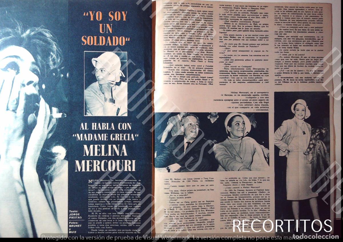 Cinema: MELINA MERCOURI MERCURI