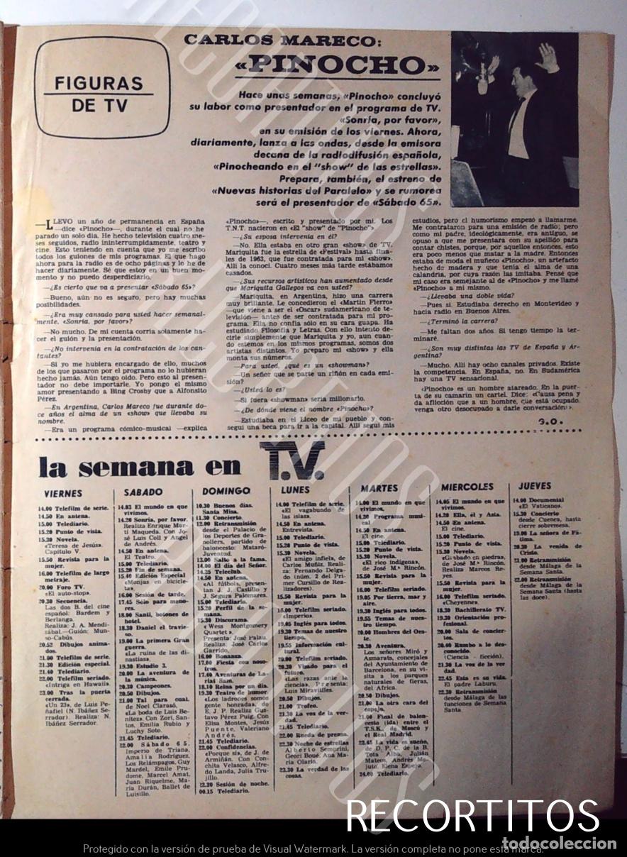Cine: CARLOS MARECO PINOCHO - Foto 1