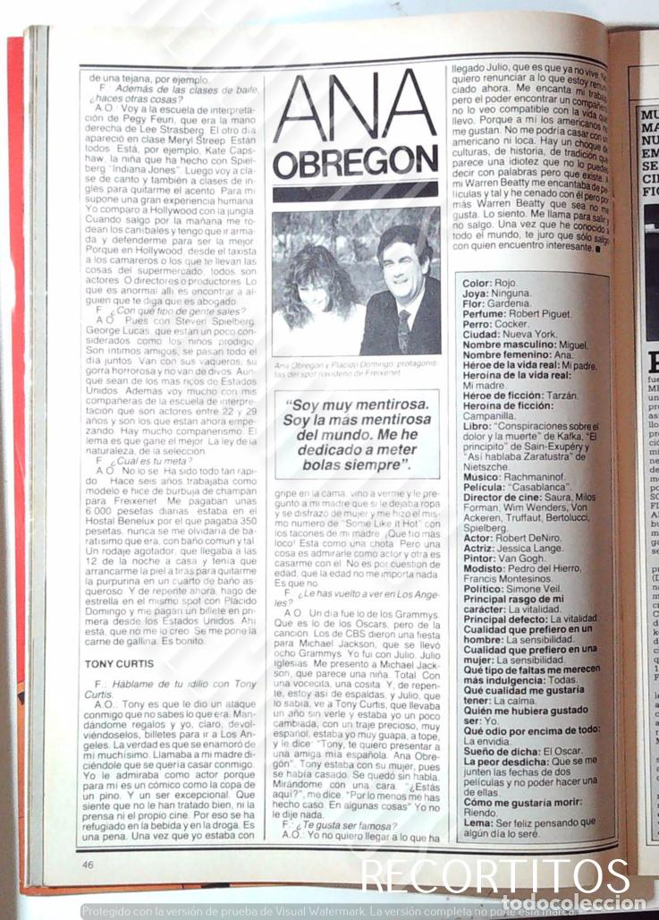 Cine: ANA OBREGON PLACIDO DOMINGO - Foto 2