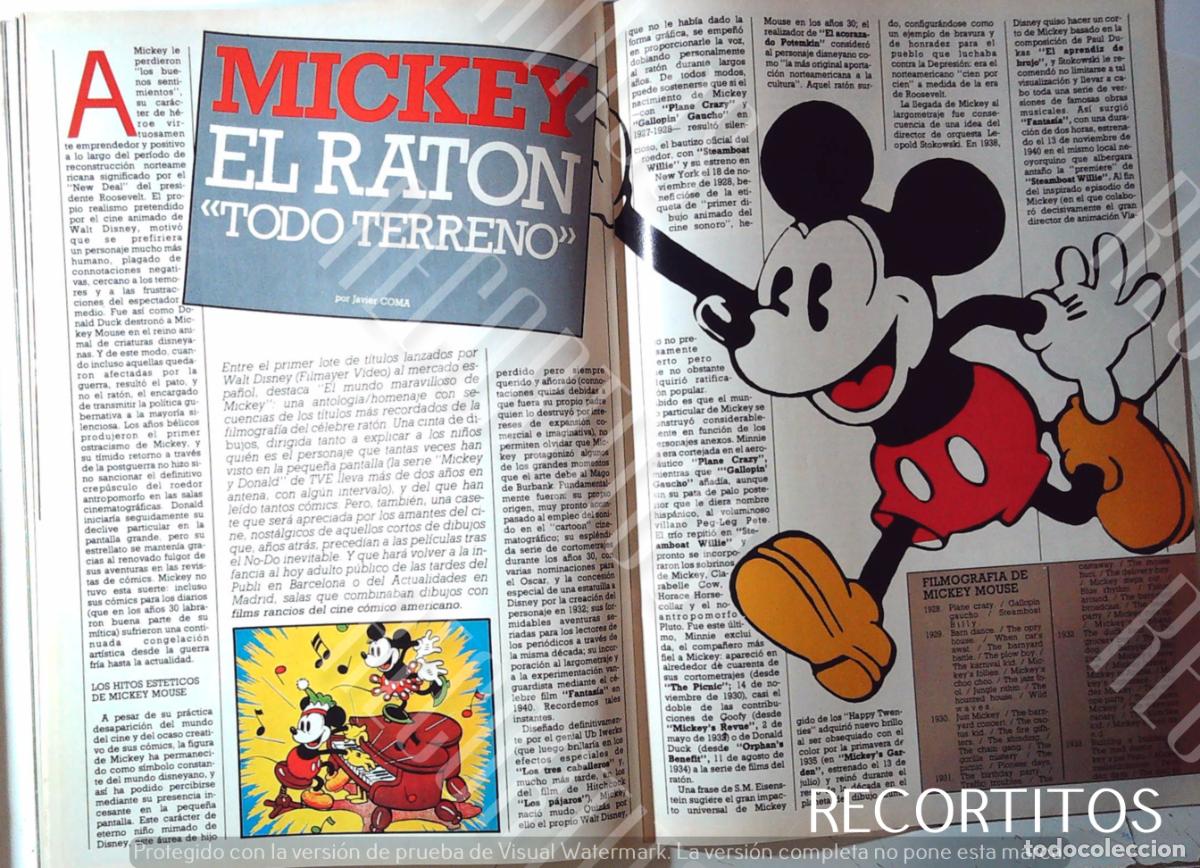 Cine: MICKEY MOUSE WALT DISNEY - Foto 1