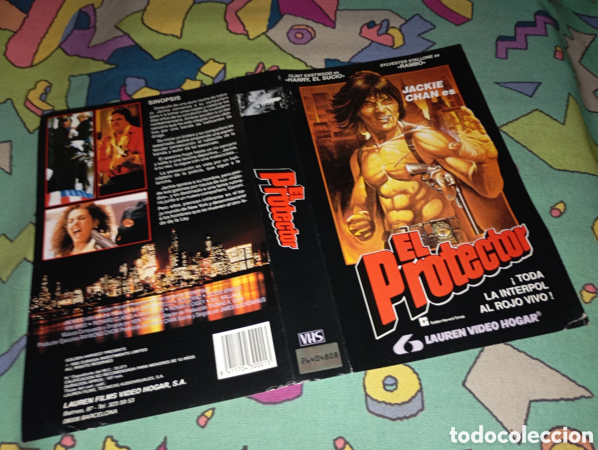 Cine: Car&aacute;tula vhs- El protector - Foto 1