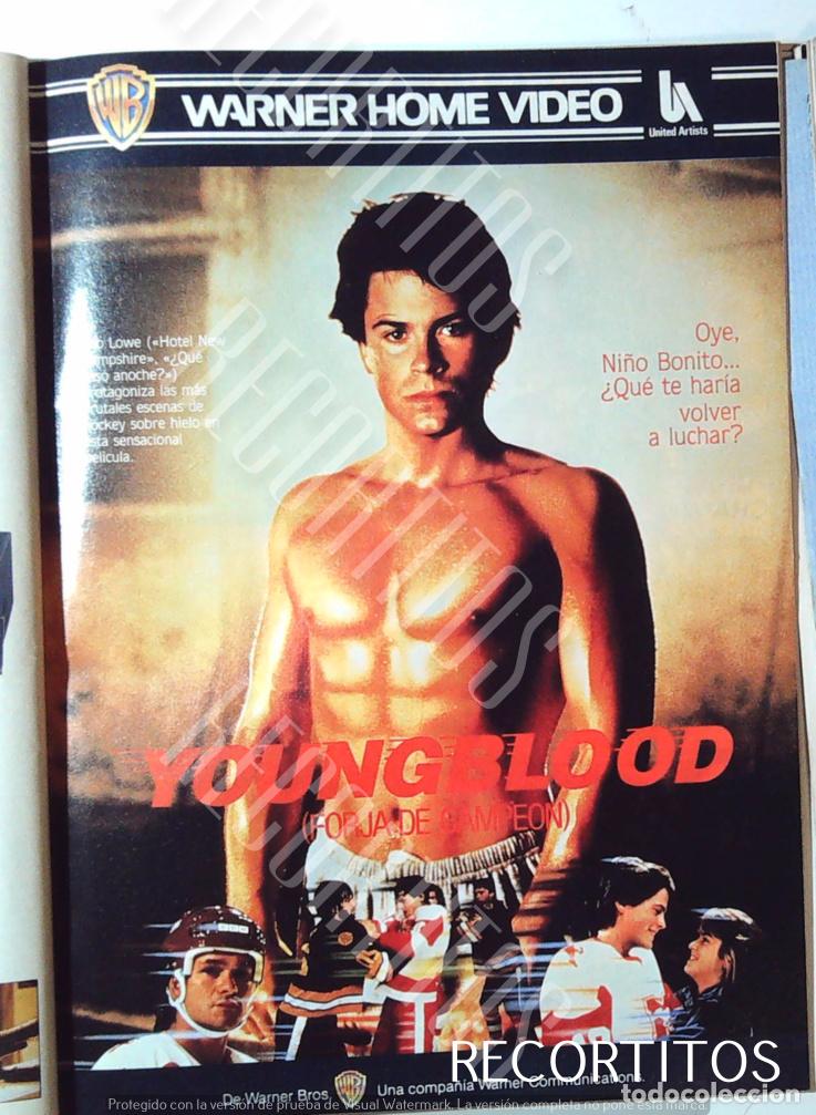Cine: YOUNG BLLOD ROB LOWE PATRICK SWAYZE CYNTHIA GIBB - Foto 1