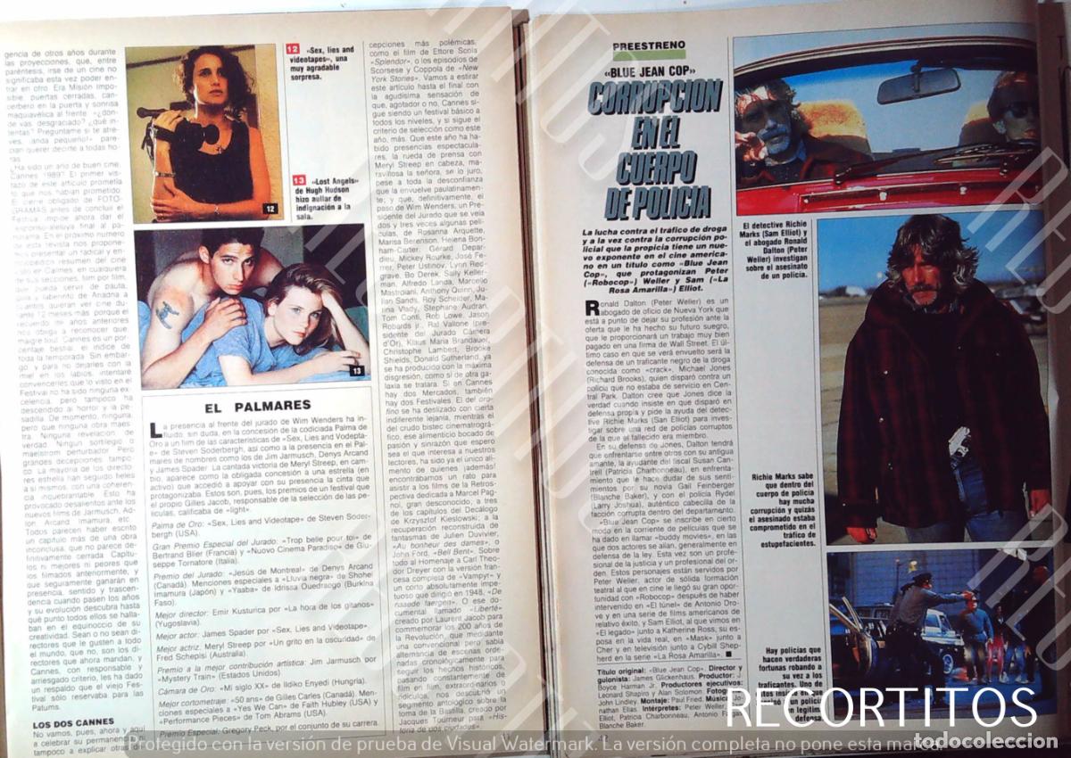 Cine: BLUE JEAN COP SAM ELLIOT PETER WELLER - Foto 1
