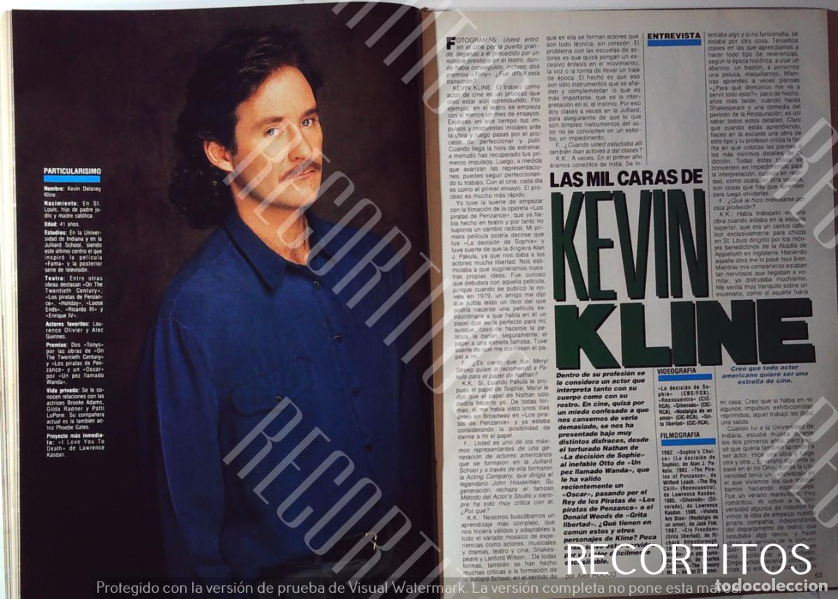 Cine: KEVIN KLINE LA DECISON DE SOPHIE - Foto 1