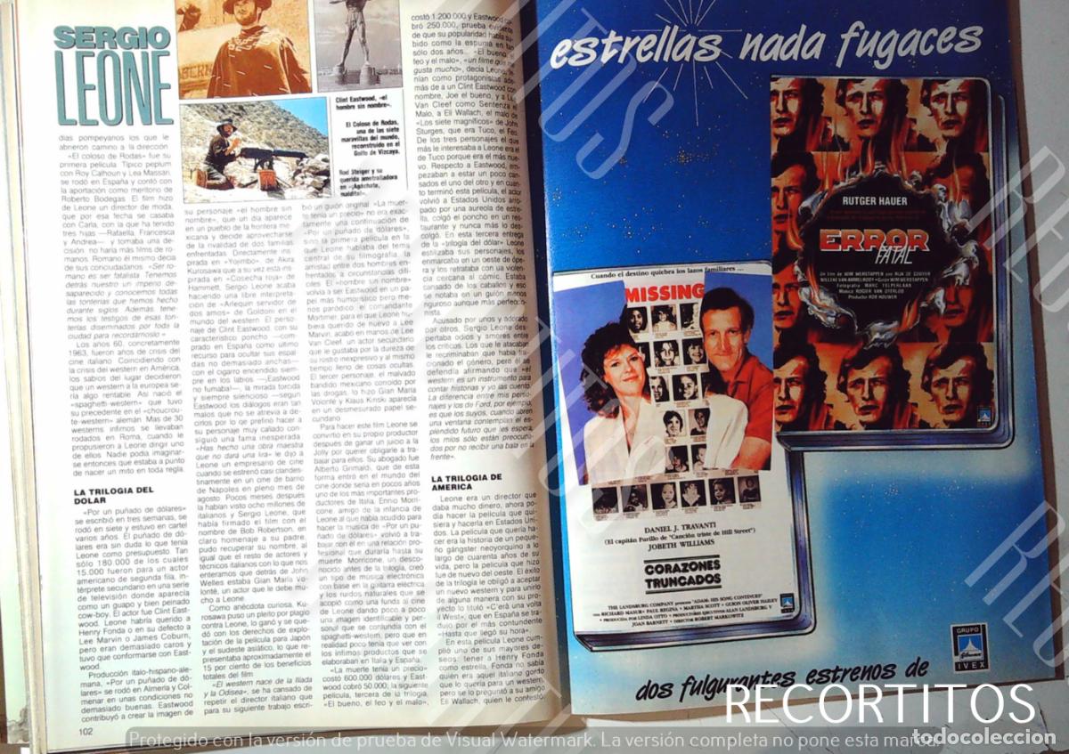 Cine: SERGIO LEONE RUTGER HAUER ERROR FATAL - Foto 2