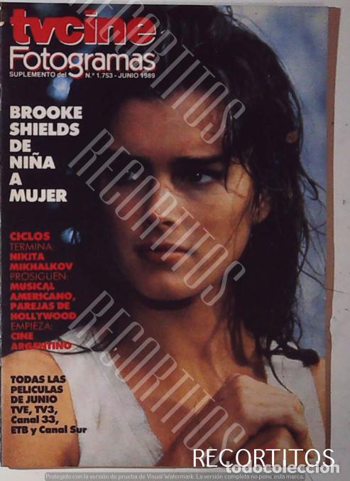Cine: RECORTE PORTADA BROOKE SHIELDS - Foto 1