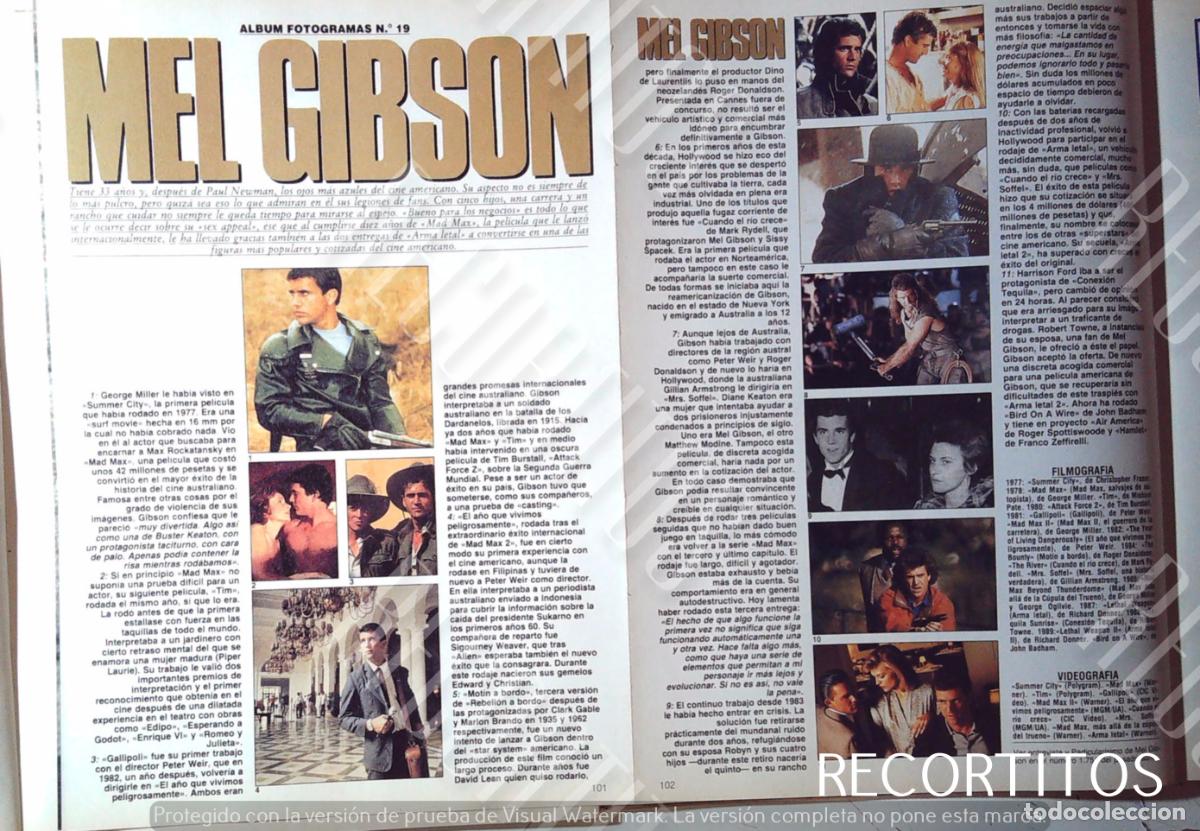 Cine: MEL GIBSON PIN UPS MAD MAX - Foto 4