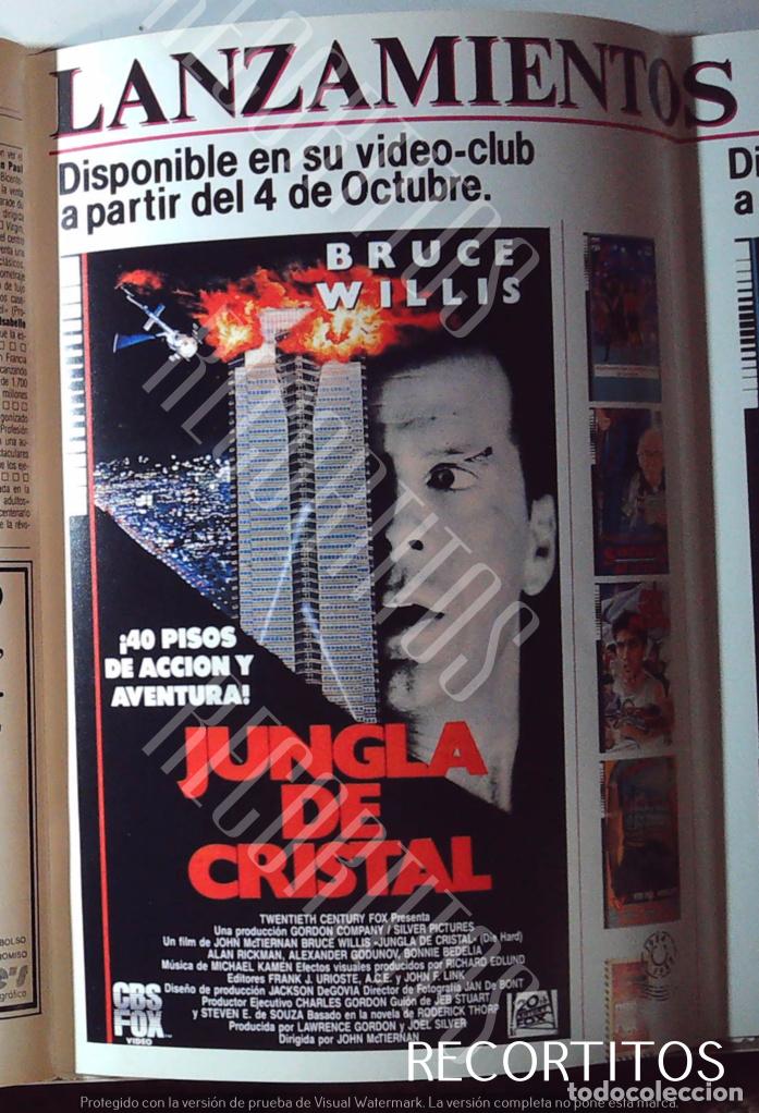 Cine: BRUCE WILLIS LA JUNGLA DE CRISTAL - Foto 1