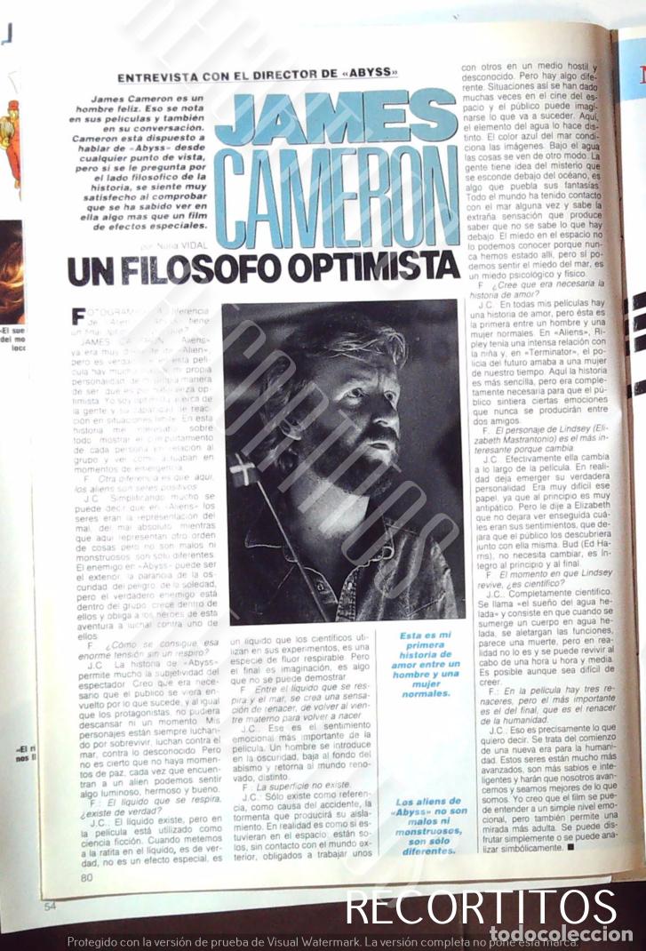 Cine: EL ABISMO JAMES CAMERON - Foto 1