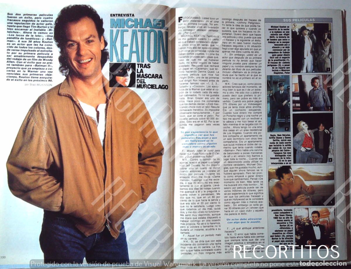 Cine: BATMAN MICHAEL KEATON BEETEL JUICE - Foto 1
