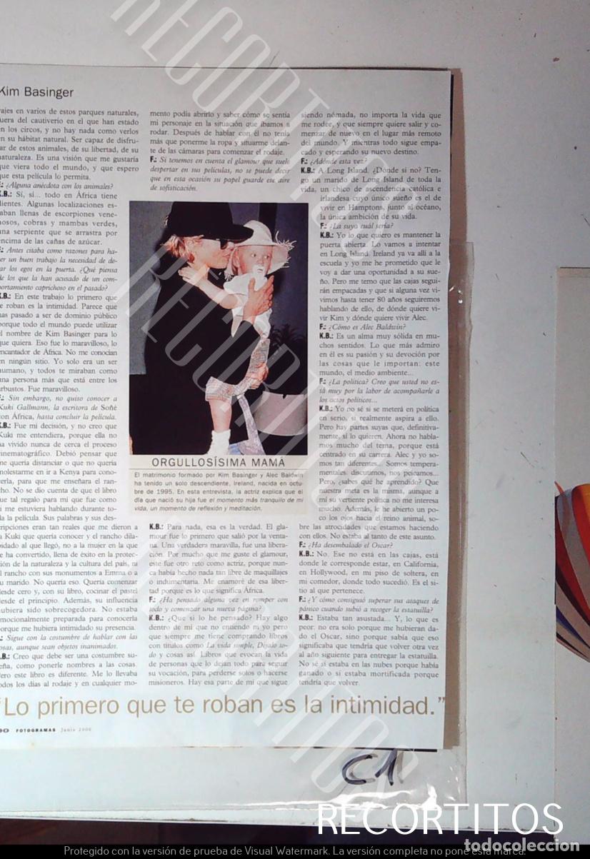 Cine: KIM BASINGER RECORTE PIN UP - Foto 2