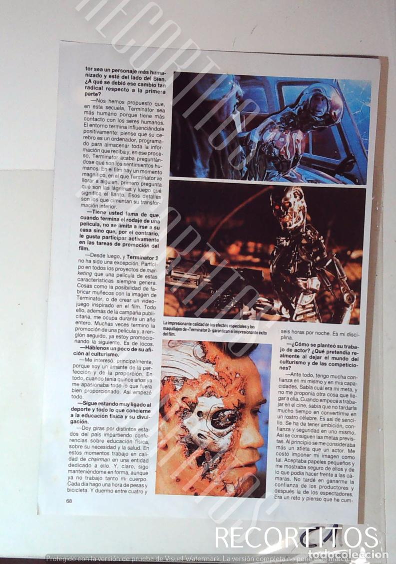 Cine: RECORTE MINI POSTER ARNOLD SCHWARZENEGGER TERMINATOR - Foto 2
